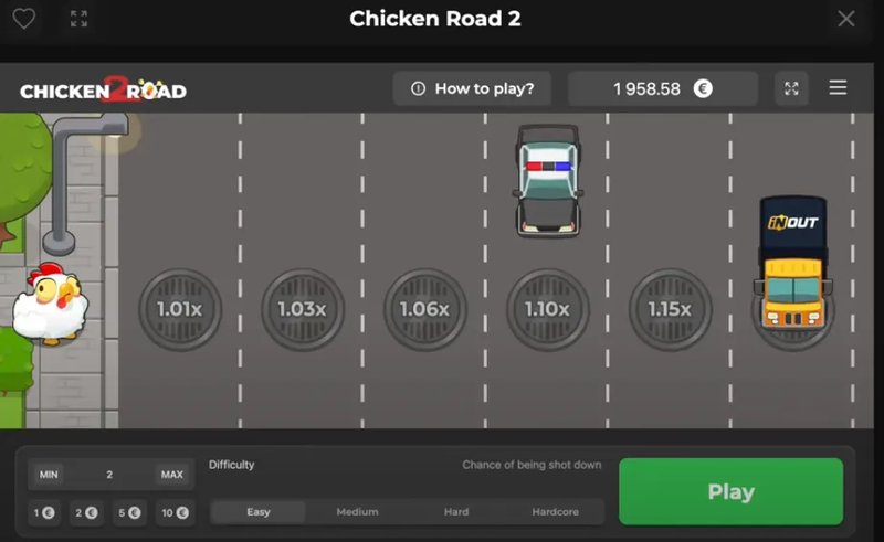 Image: Kør Med Glæde på Den Første Del af Chicken Road 2 Spillet